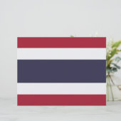 Letterhead with Flag of Thailand レターヘッド (スタンド正面)