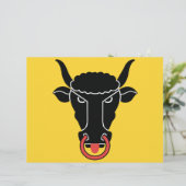 Letterhead with Flag of Uri canton, Switzerland レターヘッド (スタンド正面)