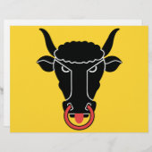 Letterhead with Flag of Uri canton, Switzerland レターヘッド (正面/裏面)