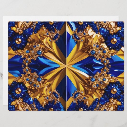 Letterhead with Sweden Colorsデザイン (正面/裏面)