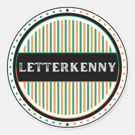 Letterkenny City Pride Emblem – Irish Identity ラウンドシール