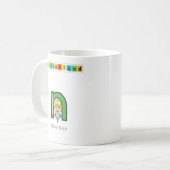 Letterland | Nnのマグ コーヒーマグカップ (正面左)
