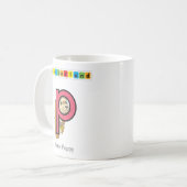 Letterland | PPのマグ コーヒーマグカップ (正面左)