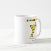Letterland | Yyのマグ コーヒーマグカップ (正面右)