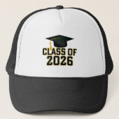 Letterman Class of 2026 Graduation キャップ (正面)