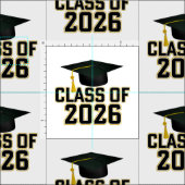 Letterman Class of 2026 Graduation ファブリック (タイル)