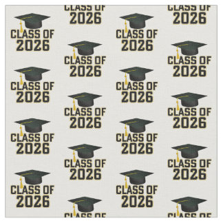 Letterman Class of 2026 Graduation ファブリック