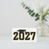 Letterman Class of 2027 Graduation エンクロージャーカード (スタンド正面)