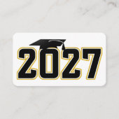 Letterman Class of 2027 Graduation エンクロージャーカード (正面)