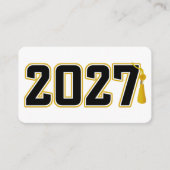 Letterman Class of 2027 Graduation エンクロージャーカード (正面)