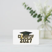 Letterman Class of 2027 Graduation エンクロージャーカード (スタンド正面)