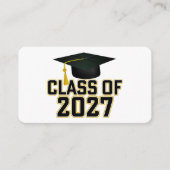 Letterman Class of 2027 Graduation エンクロージャーカード (正面)