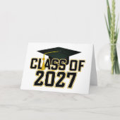 Letterman Class of 2027 Graduation カード (正面)