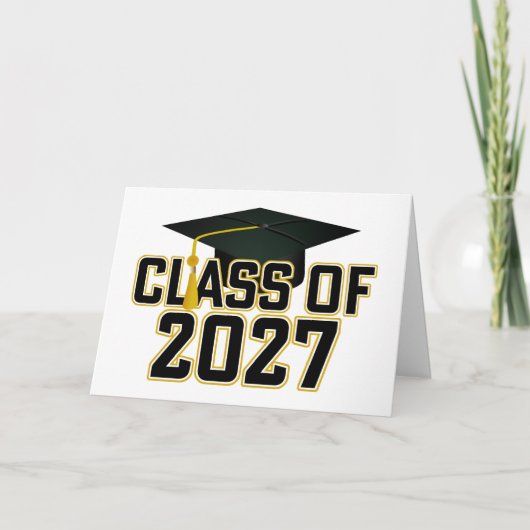Letterman Class of 2027 Graduation カード (正面)