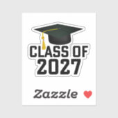 Letterman Class of 2027 Graduation シール (シート)