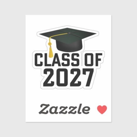 Letterman Class of 2027 Graduation シール (シート)