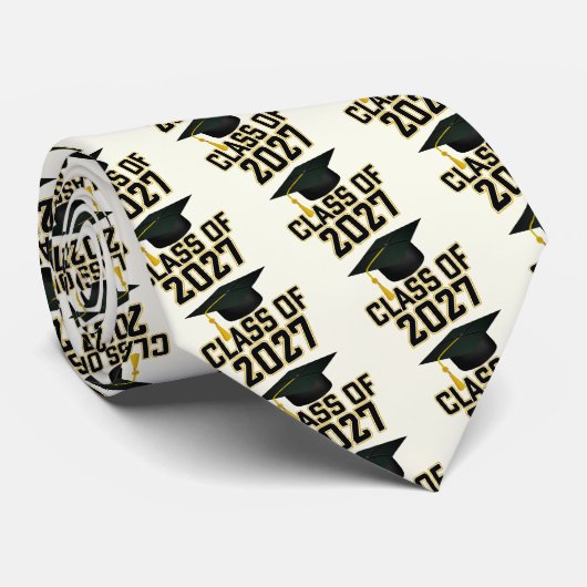 Letterman Class of 2027 Graduation ネクタイ (ロール)