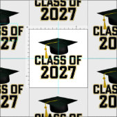 Letterman Class of 2027 Graduation ファブリック (タイル)