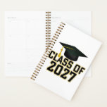 Letterman Class of 2027 Graduation プランナー手帳<br><div class="desc">* CONGRATS TO THE GRAD! * * Customize this day / week planner for the graduate weeks to come! * With colorful stickers, 60 pages and 12 months long. * Two size options to choose from (soft or hard cover). * Add text to the cover (and / or to the...</div>