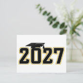 Letterman Class of 2027 Graduation ポストカード (スタンド正面)