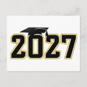 Letterman Class of 2027 Graduation ポストカード (正面)