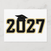 Letterman Class of 2027 Graduation ポストカード (正面)