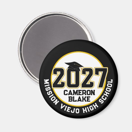 Letterman Class of 2027 Graduation マグネット (正面/裏面)