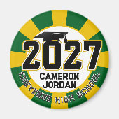 Letterman Class of 2027 Graduation マグネット (正面)