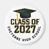 Letterman Class of 2027 Graduation マグネット (正面)