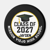 Letterman Class of 2027 Graduation マグネット (正面)