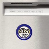 Letterman Class of 2027 Graduation マグネット (インサイチュ (食洗機))