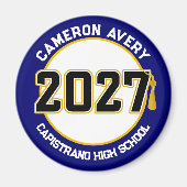 Letterman Class of 2027 Graduation マグネット (正面)