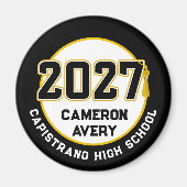 Letterman Class of 2027 Graduation マグネット (正面)