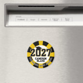 Letterman Class of 2027 Graduation マグネット (インサイチュ (食洗機))