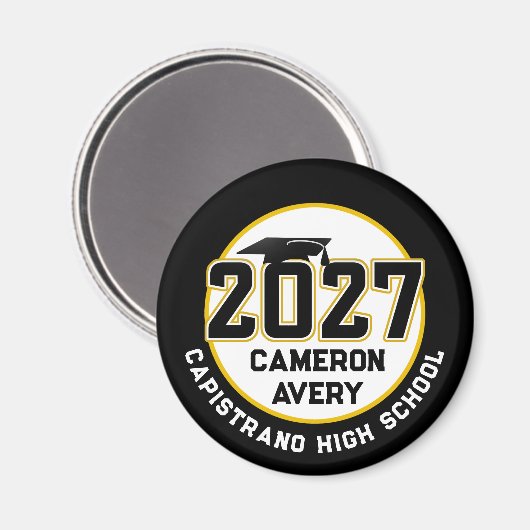 Letterman Class of 2027 Graduation マグネット (正面/裏面)