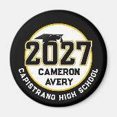 Letterman Class of 2027 Graduation マグネット (正面)