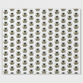 Letterman Class of 2027 Graduation ラッピングペーパー (フラット)