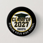 Letterman Class of 2027 Graduation 缶バッジ (正面)