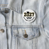 Letterman Class of 2027 Graduation 缶バッジ (インサイチュ)