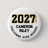 Letterman Class of 2027 Graduation 缶バッジ (正面)