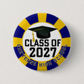 Letterman Class of 2027 Graduation 缶バッジ (正面)
