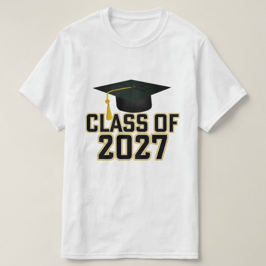 Letterman Class of 2027 Graduation Tシャツ (デザイン正面)