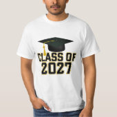 Letterman Class of 2027 Graduation Tシャツ (正面)