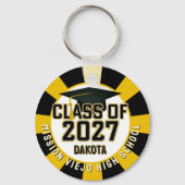 Letterman Class of 2027 Photo Graduation キーホルダー (正面)
