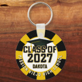 Letterman Class of 2027 Photo Graduation キーホルダー (正面)