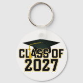 Letterman Class of 2027 Photo Graduation キーホルダー (正面)