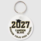 Letterman Class of 2027 Photo Graduation キーホルダー (正面)