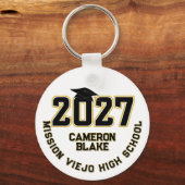 Letterman Class of 2027 Photo Graduation キーホルダー (正面)