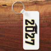 Letterman Class of 2027 Photo Graduation キーホルダー (正面)