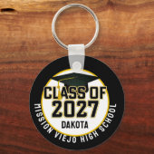 Letterman Class of 2027 Photo Graduation キーホルダー (正面)